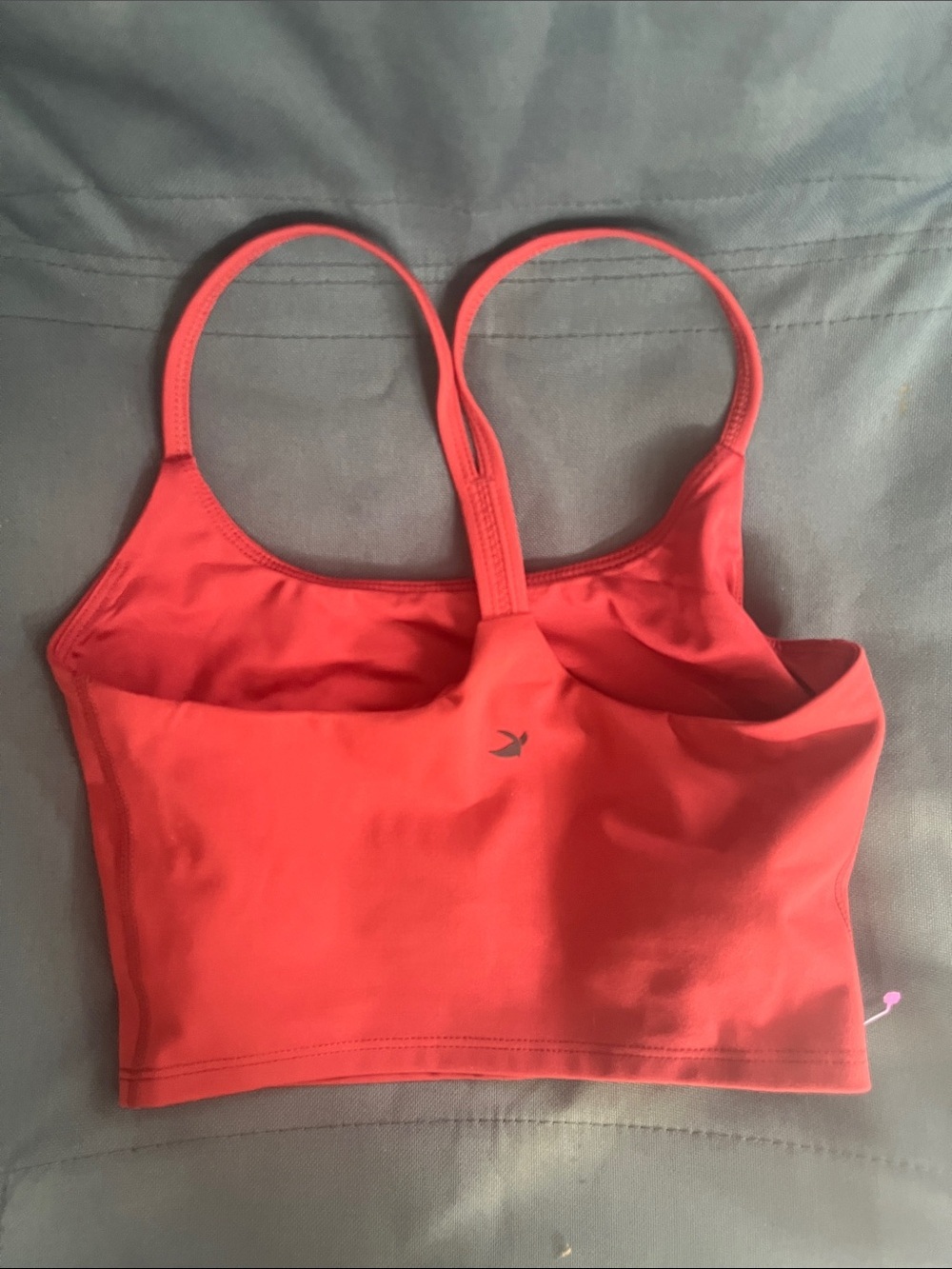 Glider XS Women's Coral Sports Bralette - [Brand Not Visible]